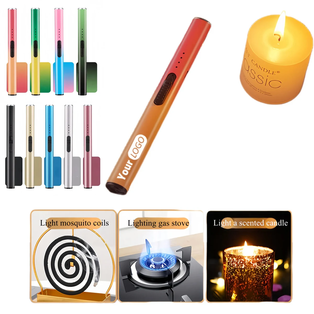 Premium Pulse Candle Lighter With Type-C Fast Charging 1