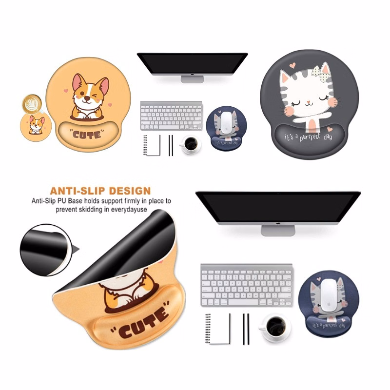 Mouse Pad Wrist Rest Support Gel