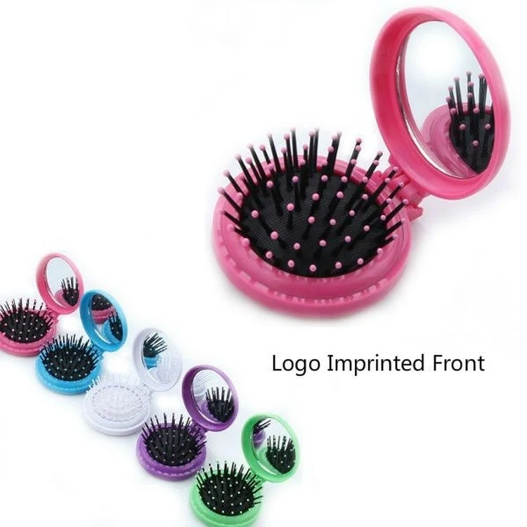 Folding Massage Star Comb with Mirror 1