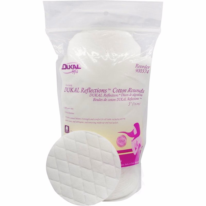 3" Cotton Rounds - White 50 Count