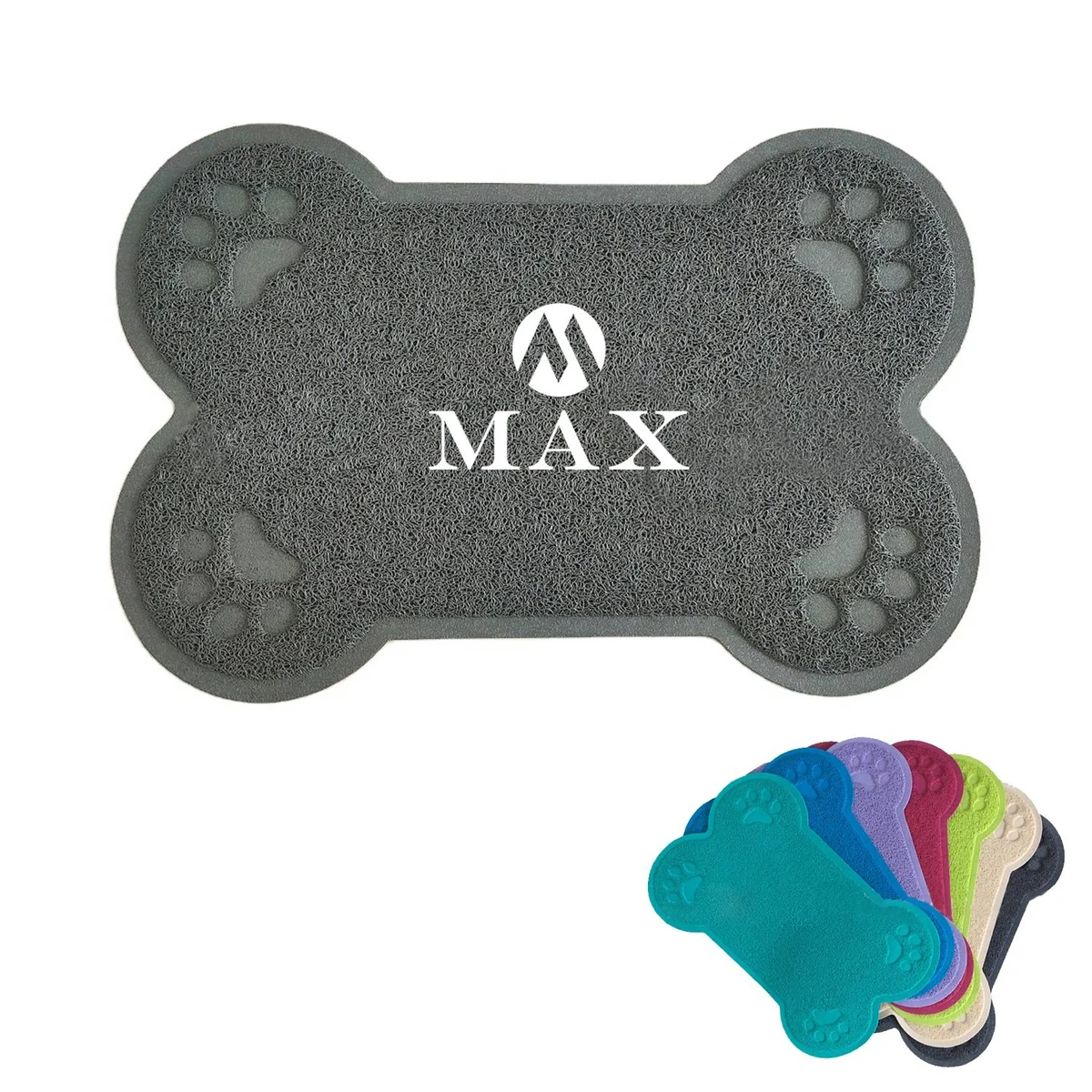 Bone shape PVC non-slip mat 1