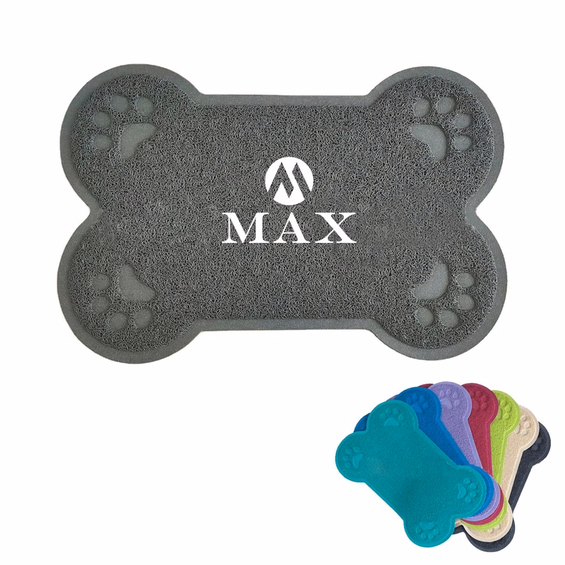 Bone shape PVC non-slip mat