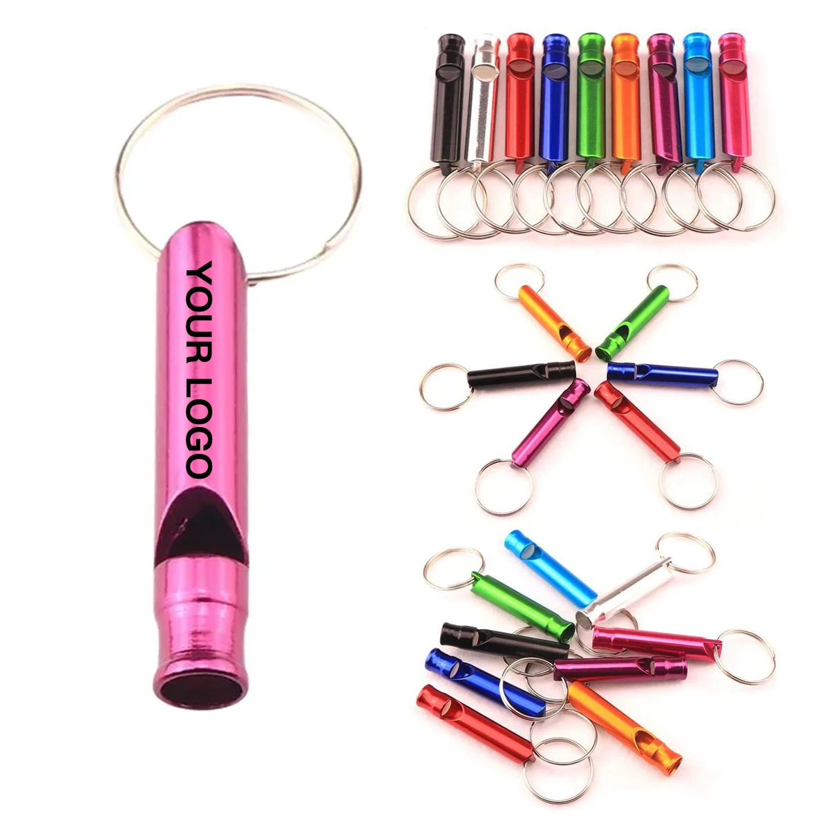 Compact Emergency Whistle Key Chain for Hiking 1