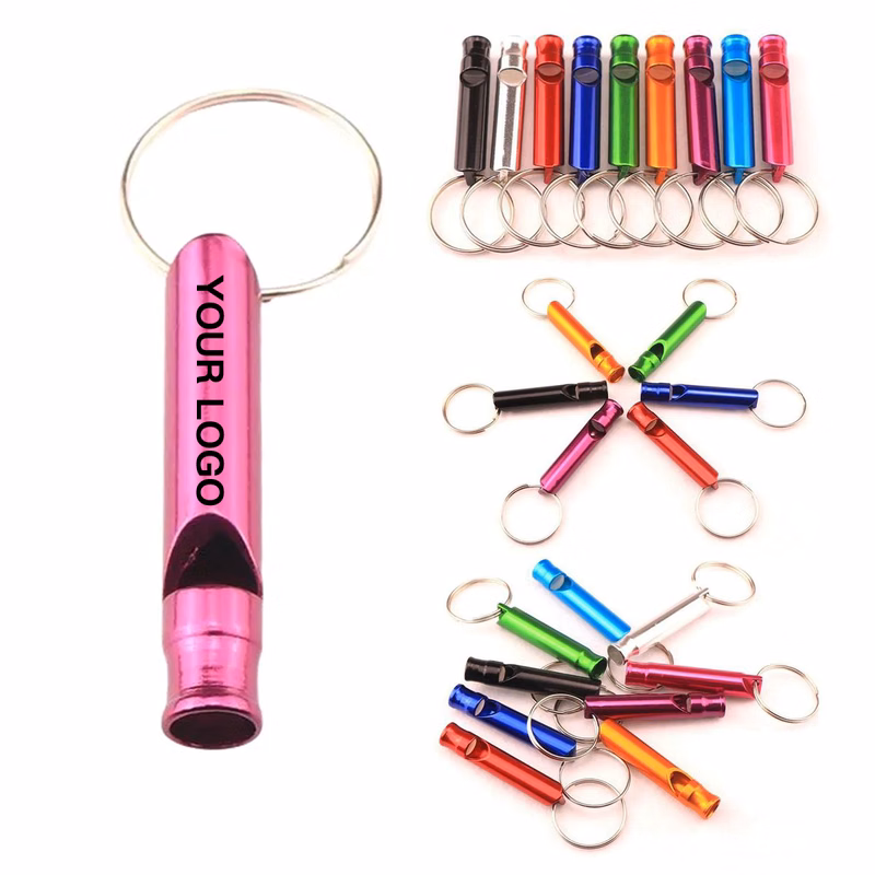 Compact Emergency Whistle Key Chain for Hiking