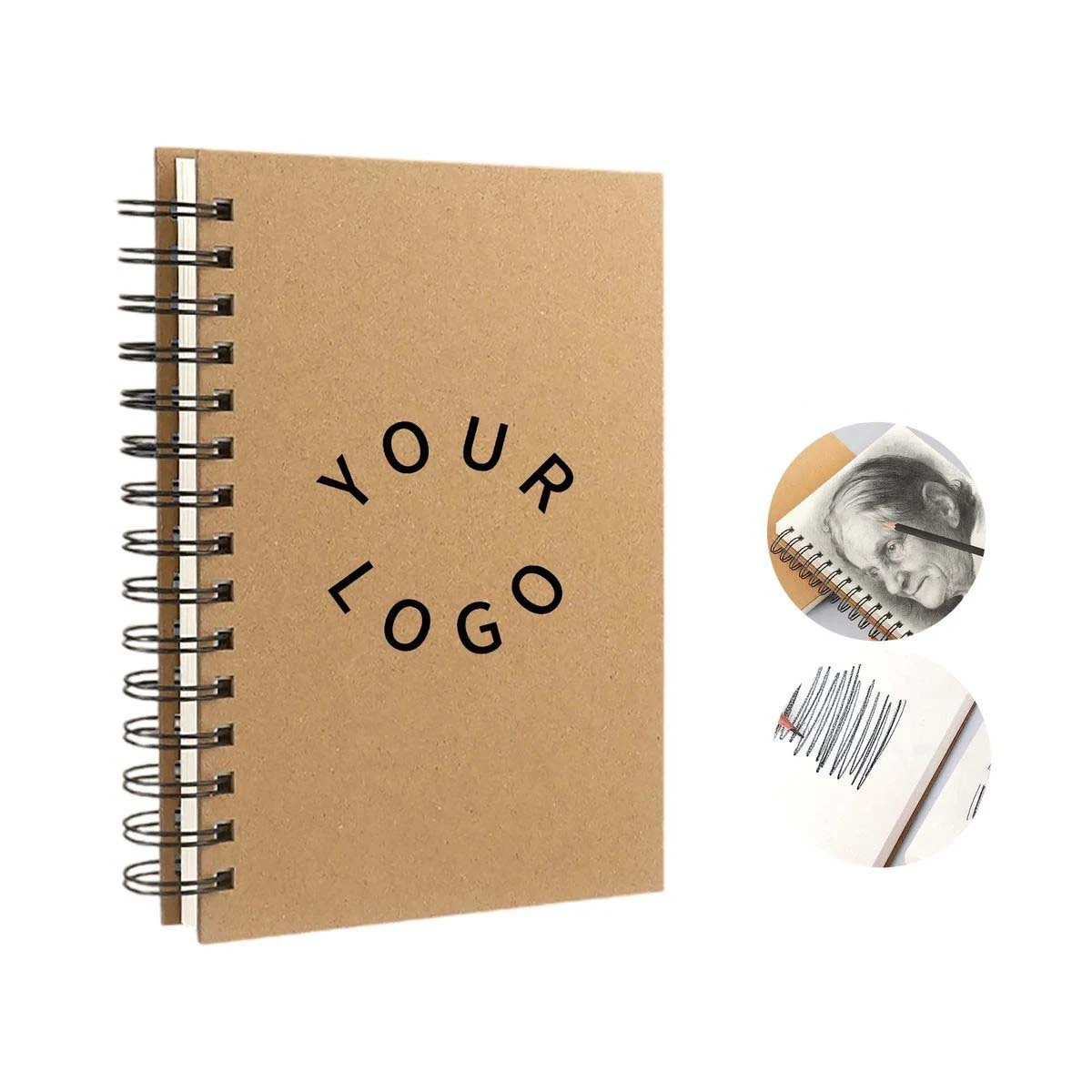 A5 Spiral Bound Notebook with 100 Lined Pages 1