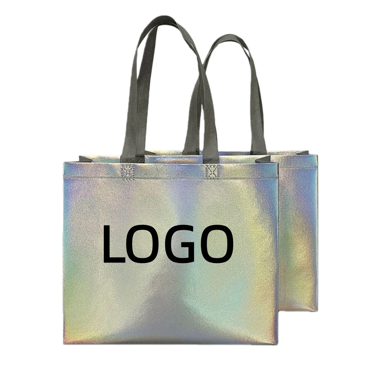 Eco Friendly Iridescent Non Woven Tote Bag 1