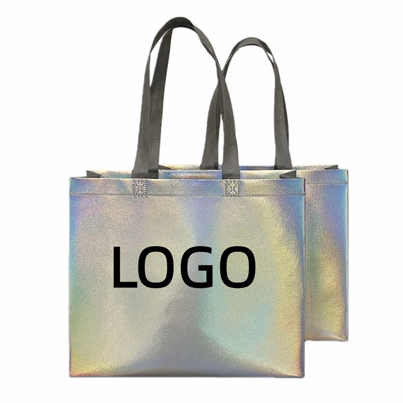 Eco Friendly Iridescent Non Woven Tote Bag