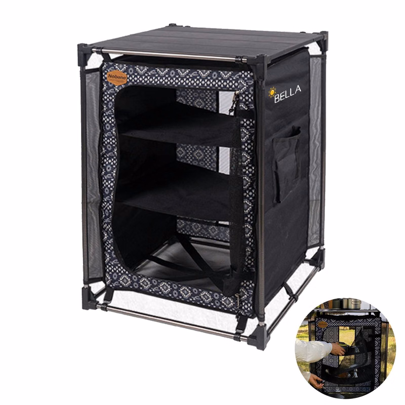 Aluminium alloy outdoor folding storage rack