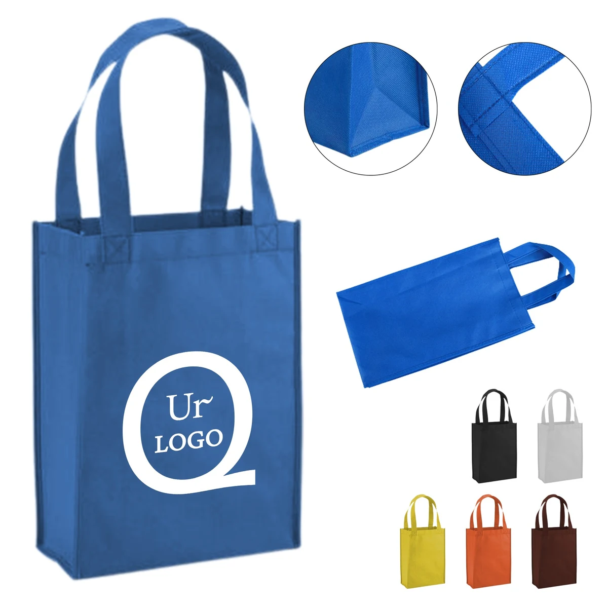 9.84 X 14.17 X 3.94 Inch Non-Woven Shopping Bags 1