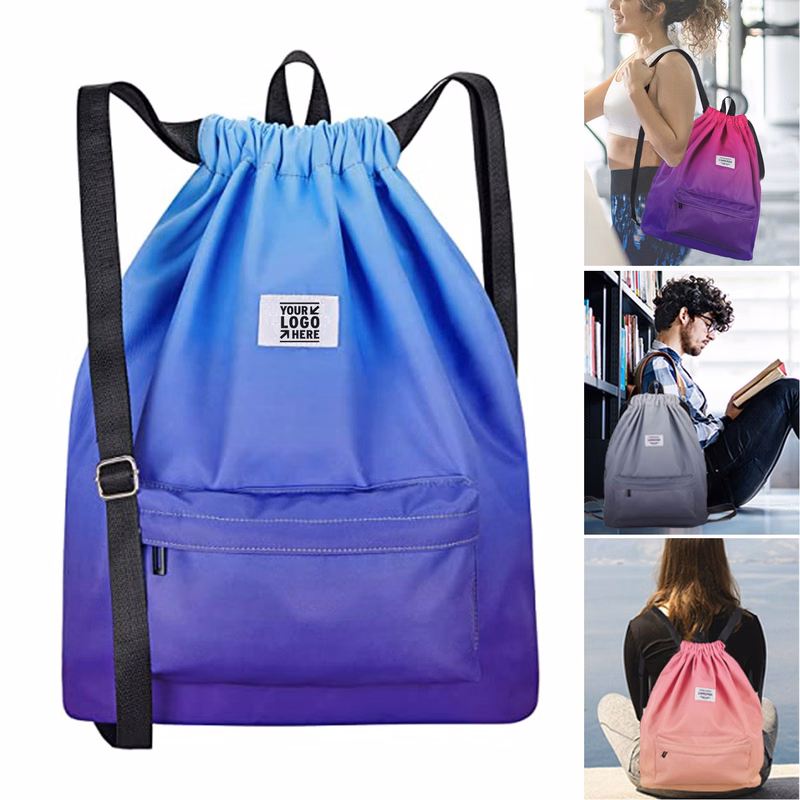 13.4 x 16.5 Inches Drawstring Backpack Bag