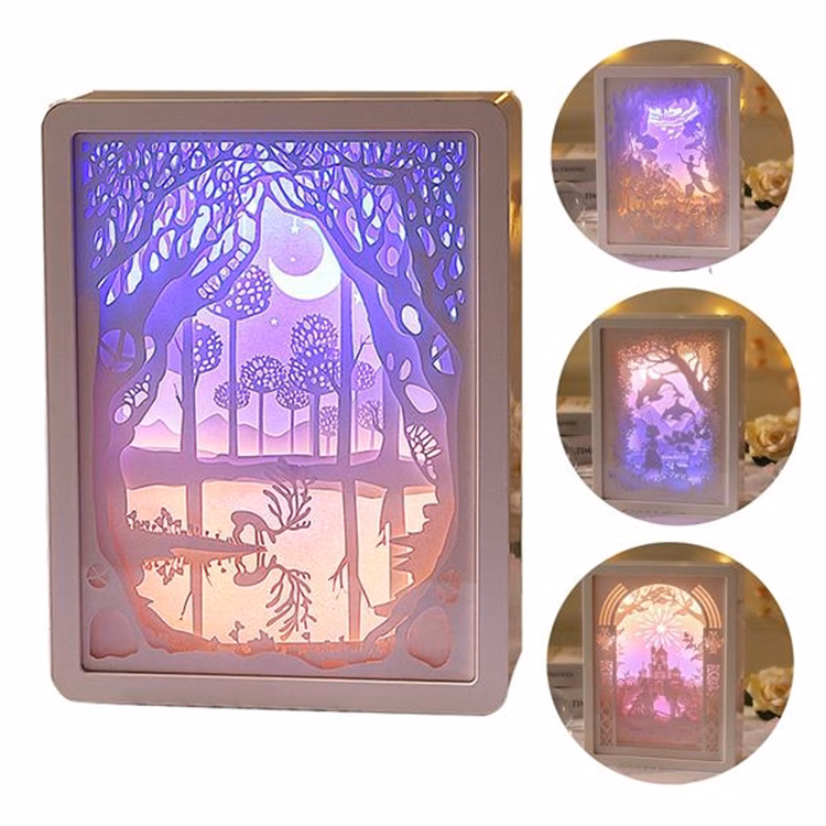 3D Paper Carving Lamp