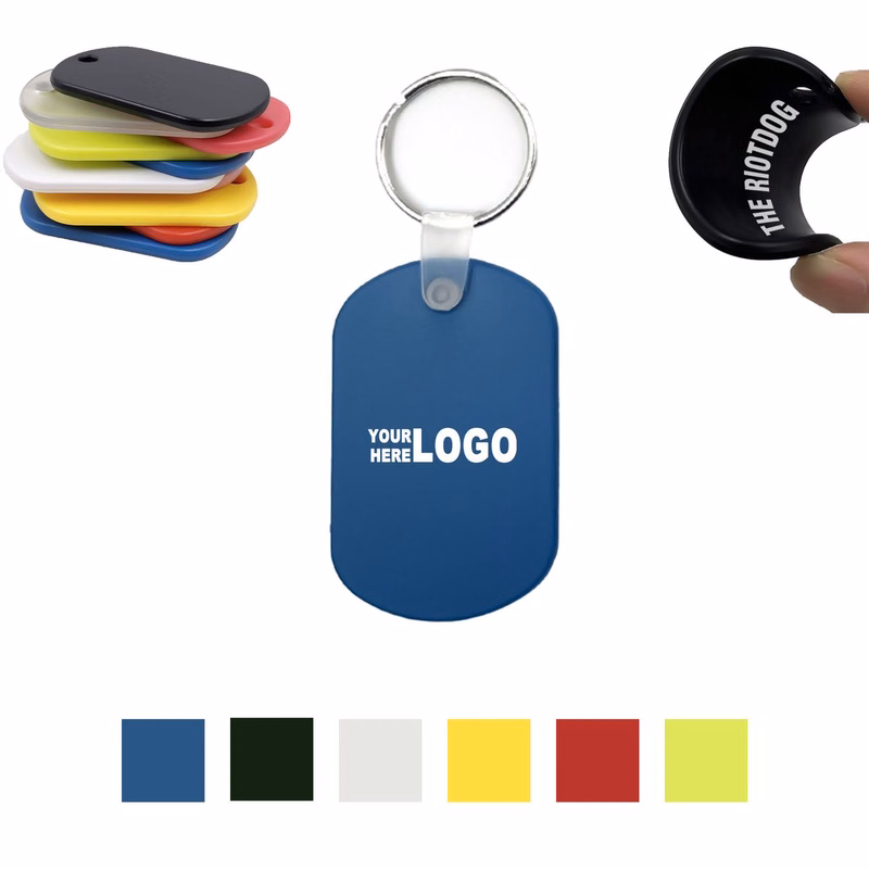 Personalized Oval Keychain