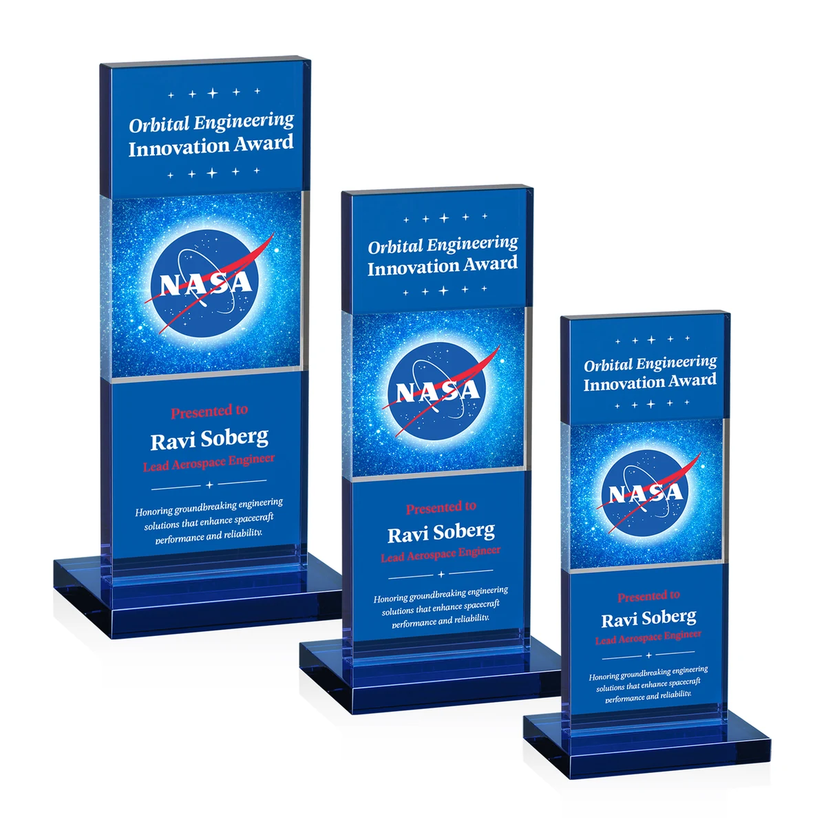 Basilia VividPrint™ Award - Blue 1