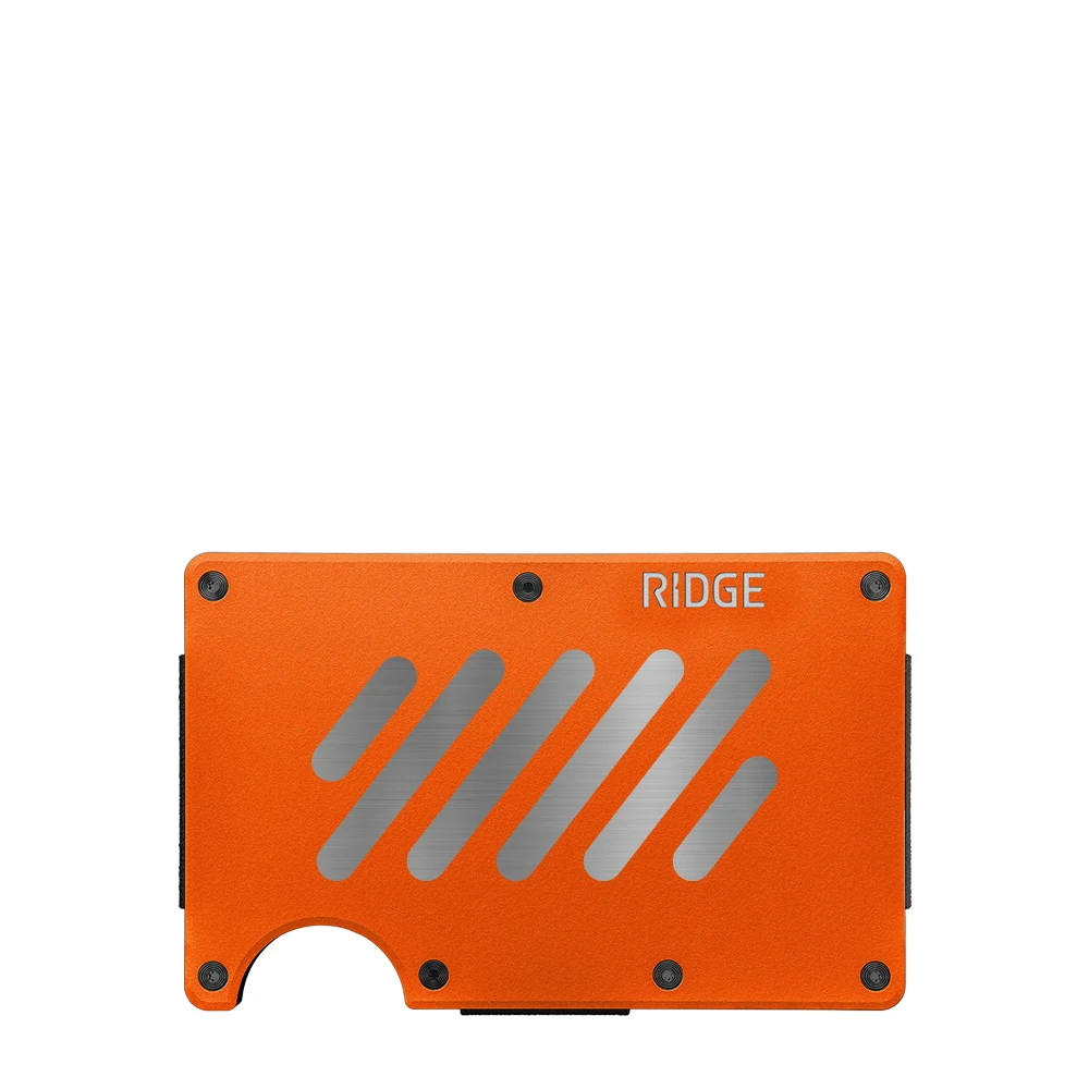 Ridge Wallet Aluminum w/ Cash Strap 1