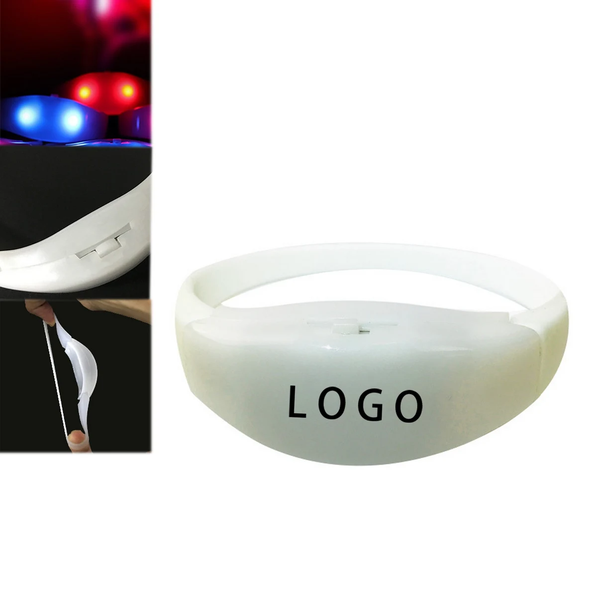 Led Flashing Lighted Bracelet For Festivals Sports 1