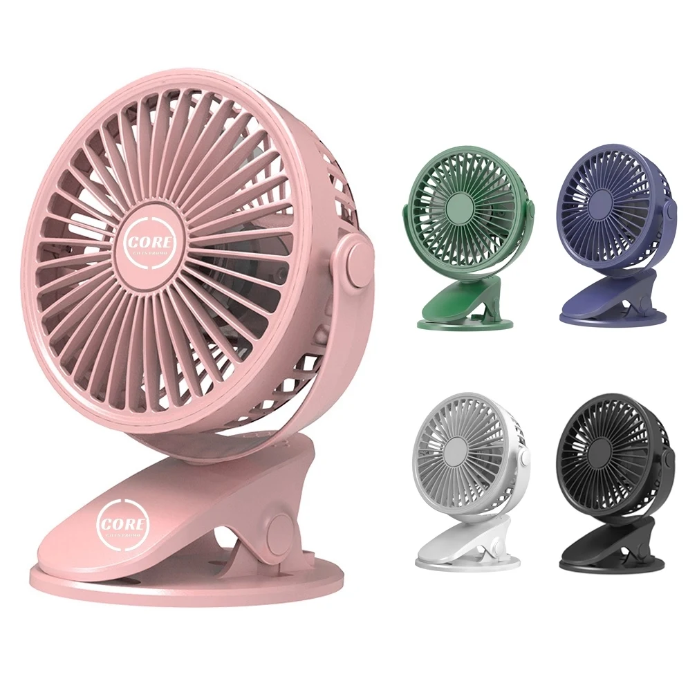 Portable Clip On - 2000Mah Battery Rechargeable Fan 1