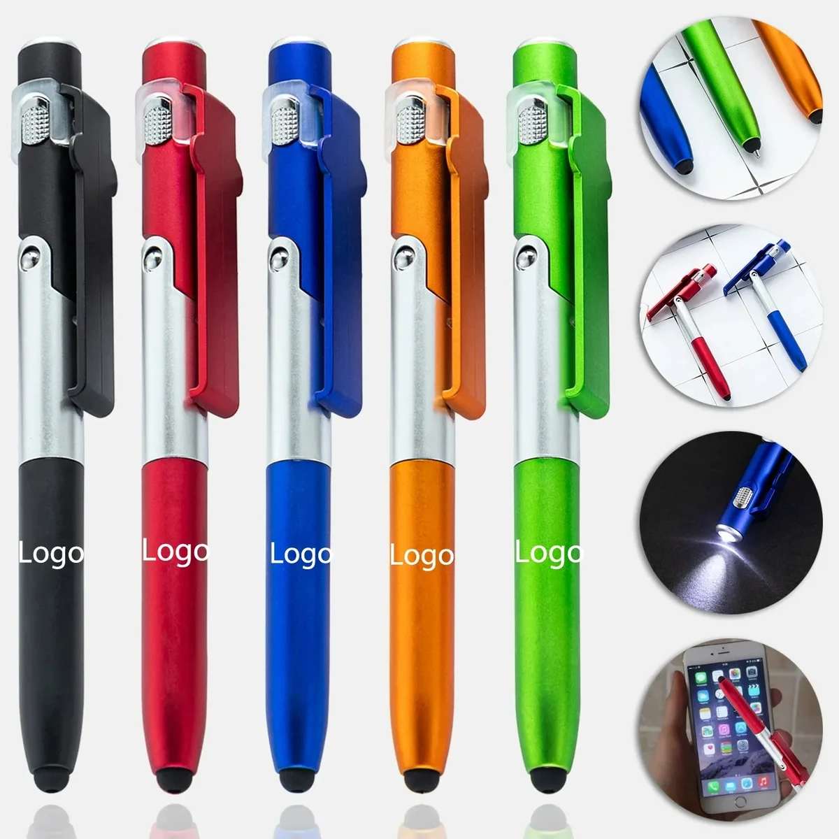 4 in 1 Touch Screen Capacitive Ballpoint Pens With LED Light 1