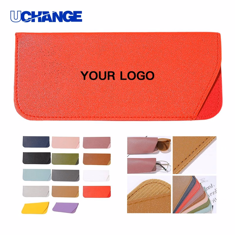 PU Leather Eyeglass Case with Scratch Resistant Lining