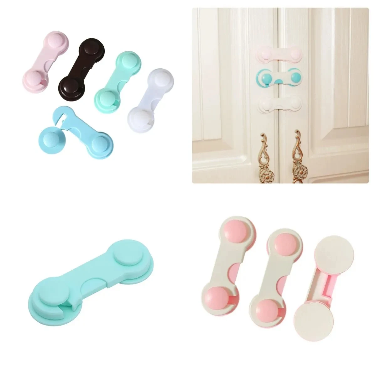 Cabinet Door Locks for Baby Proof and Child Safety 1