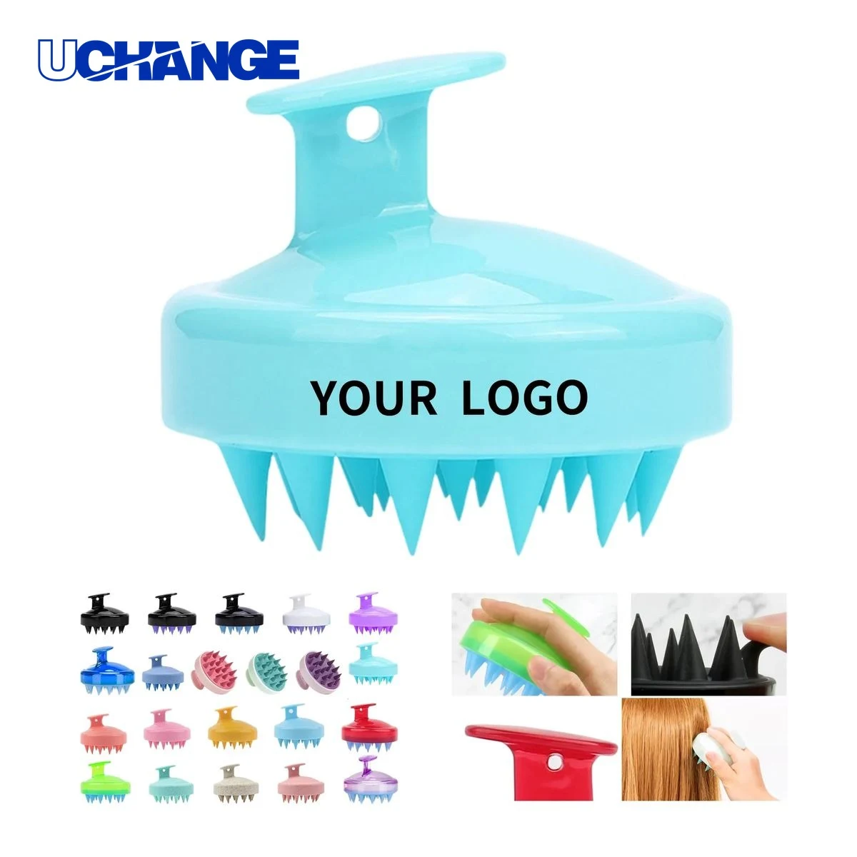Silicone Scalp Massager Shampoo Brush Tool 1