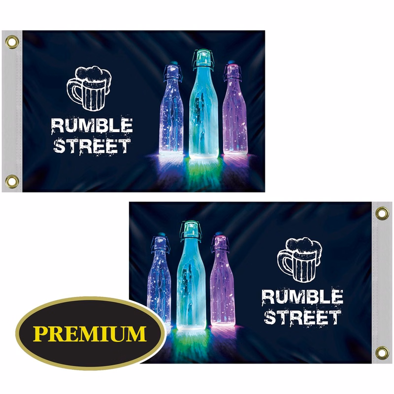 12" x 18" Double Sided Digitally Printed Knitted Polyester Flags