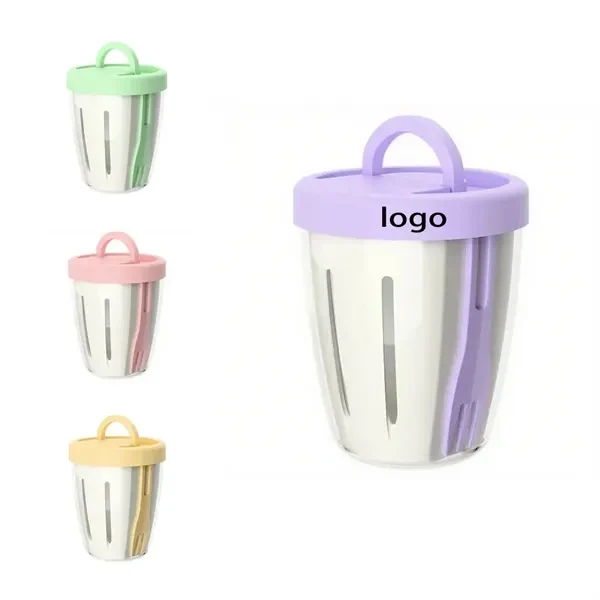 Double - Layer Drainage Fruit Cup for Commutes, Fitness and Travel 1