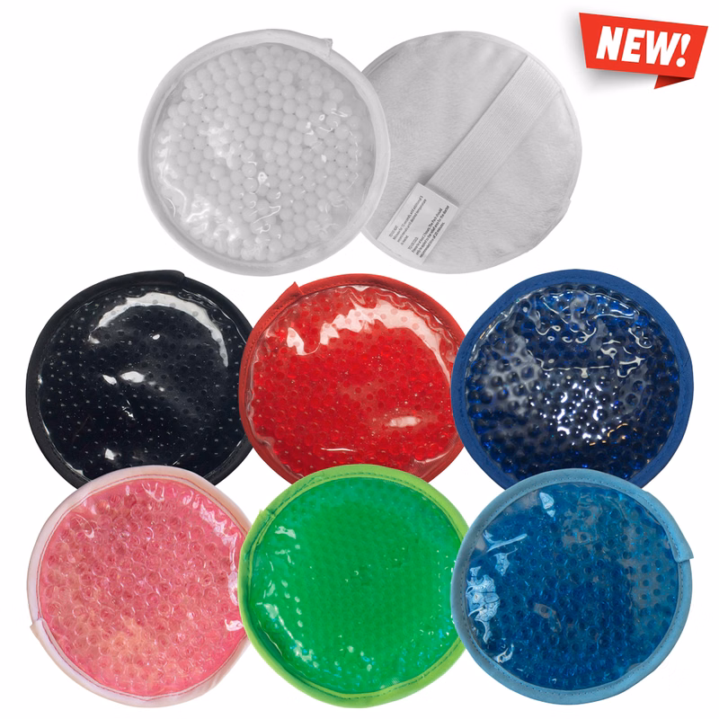 Circle Plush Gel Beads Hot/Cold Pack