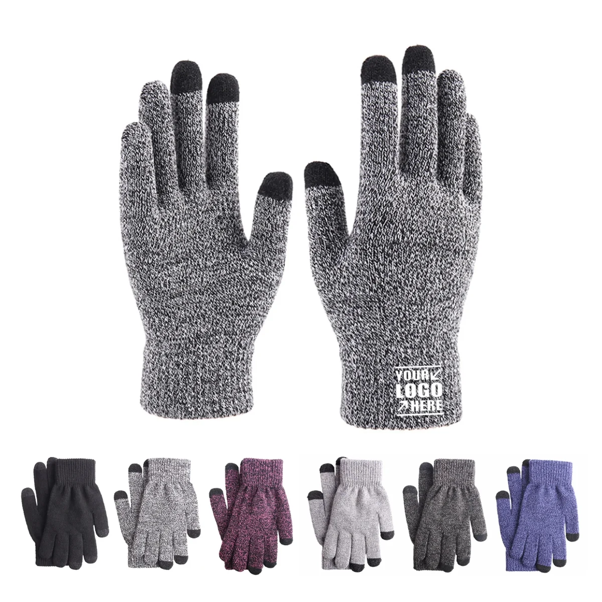 Touch Screen Warm Gloves with Thermal Soft Knit Lining 1