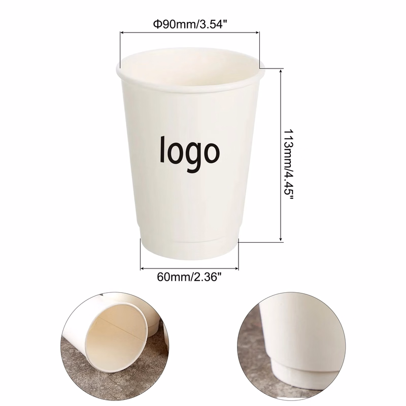 Double-Layered Thickened Disposable Paper Cup