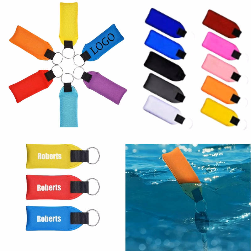 Floating Neoprene Wristband Keychain Lanyard