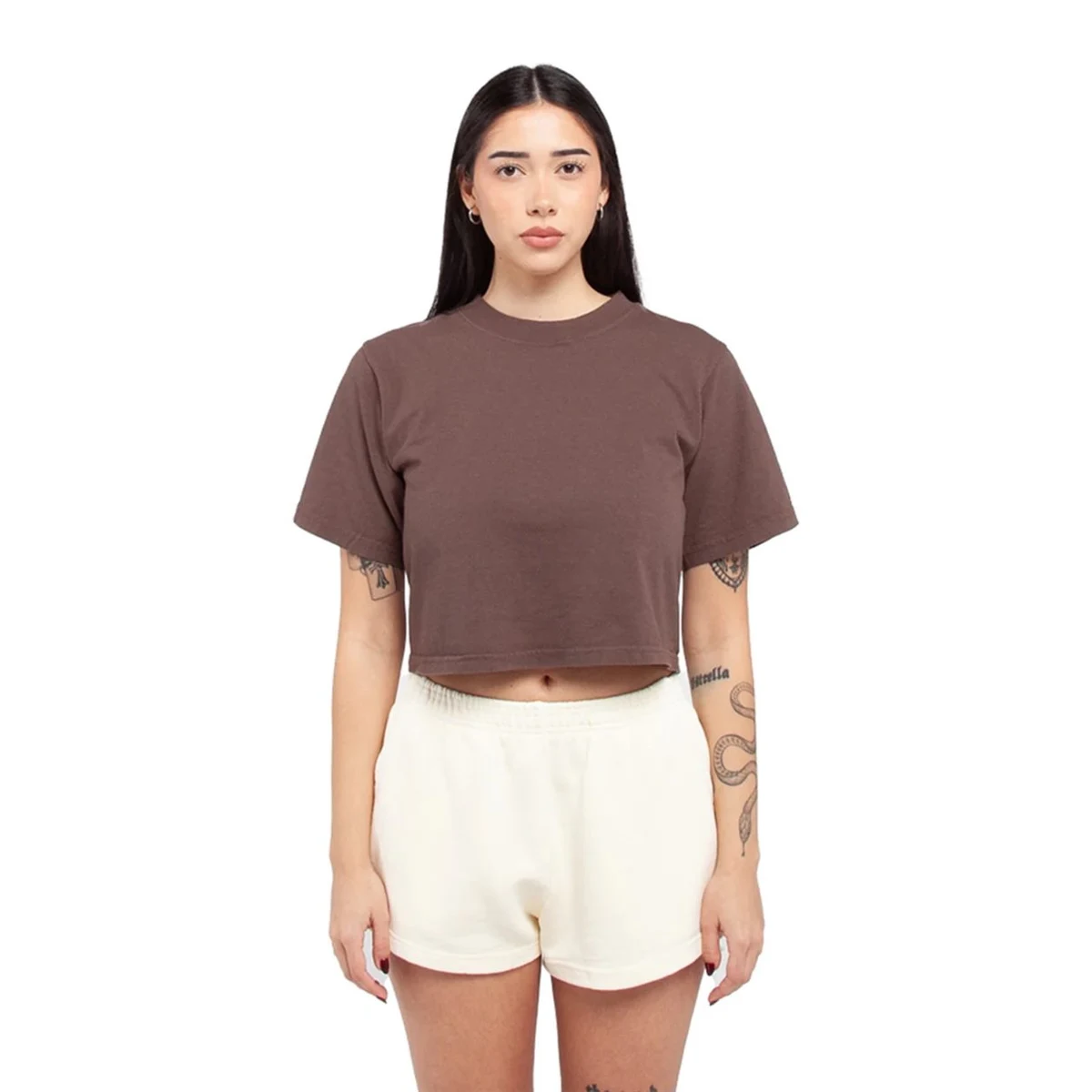 Women's Garment-Dyed Cropped Tee - SHGDC 1