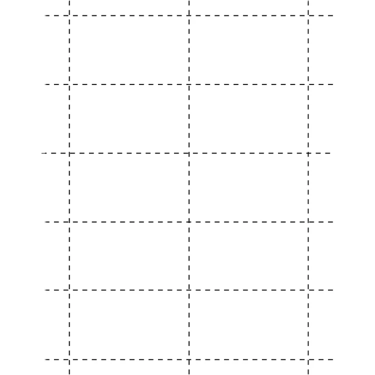 Badge Holder Blank Inserts (2"X3.5") 1