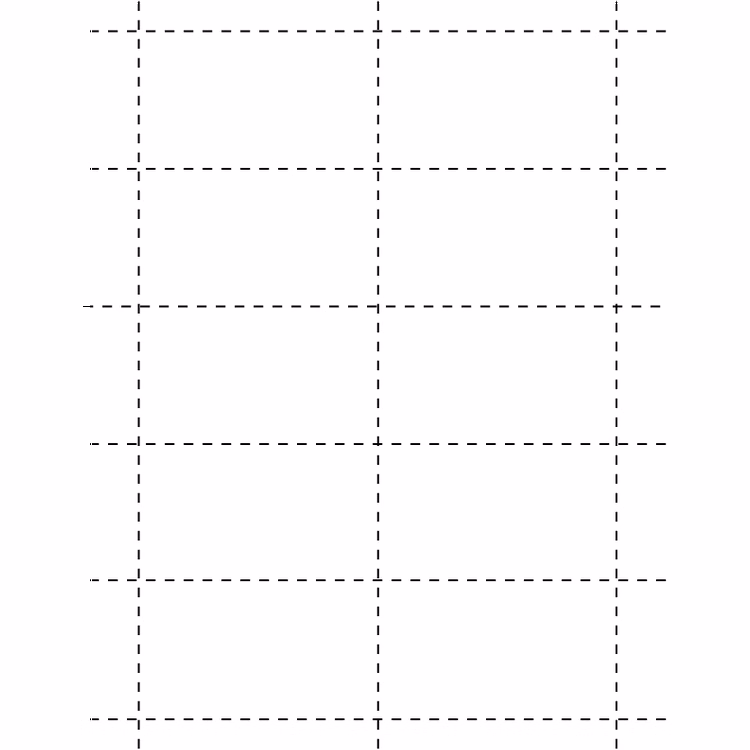 Badge Holder Blank Inserts (2"X3.5")