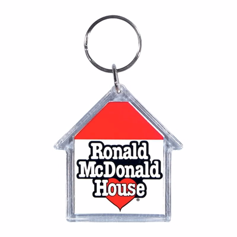 House Shape Acrylic Keytag (2 1/4")