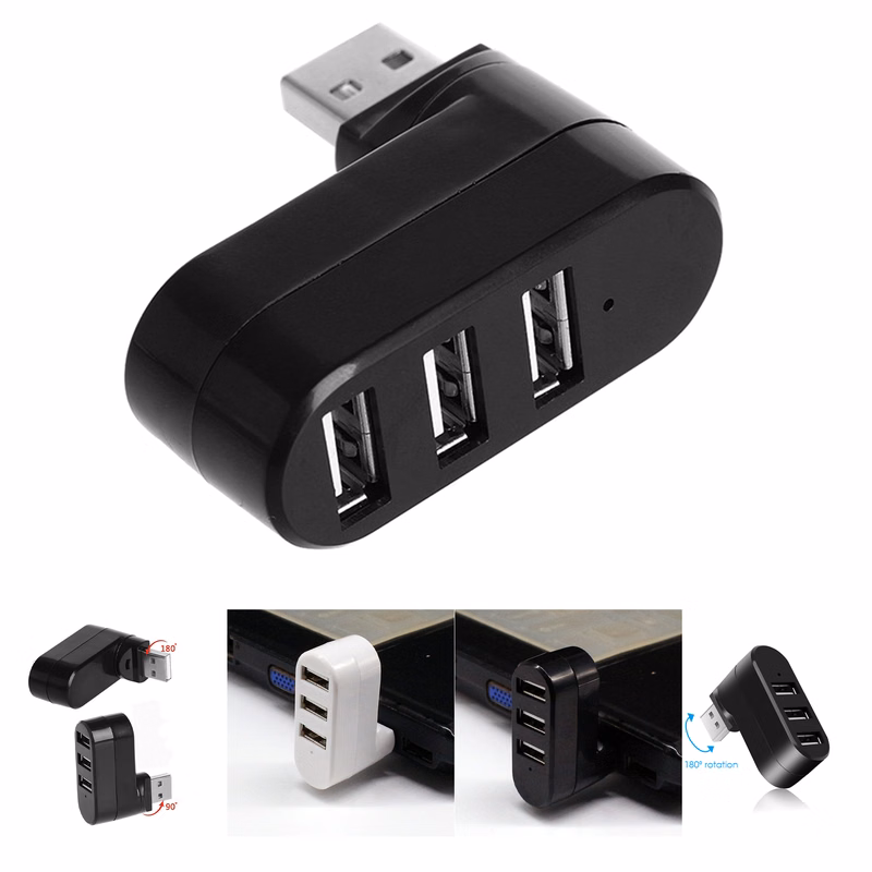 3 in 1 USB2.0 Mini Splitter Cable Hub