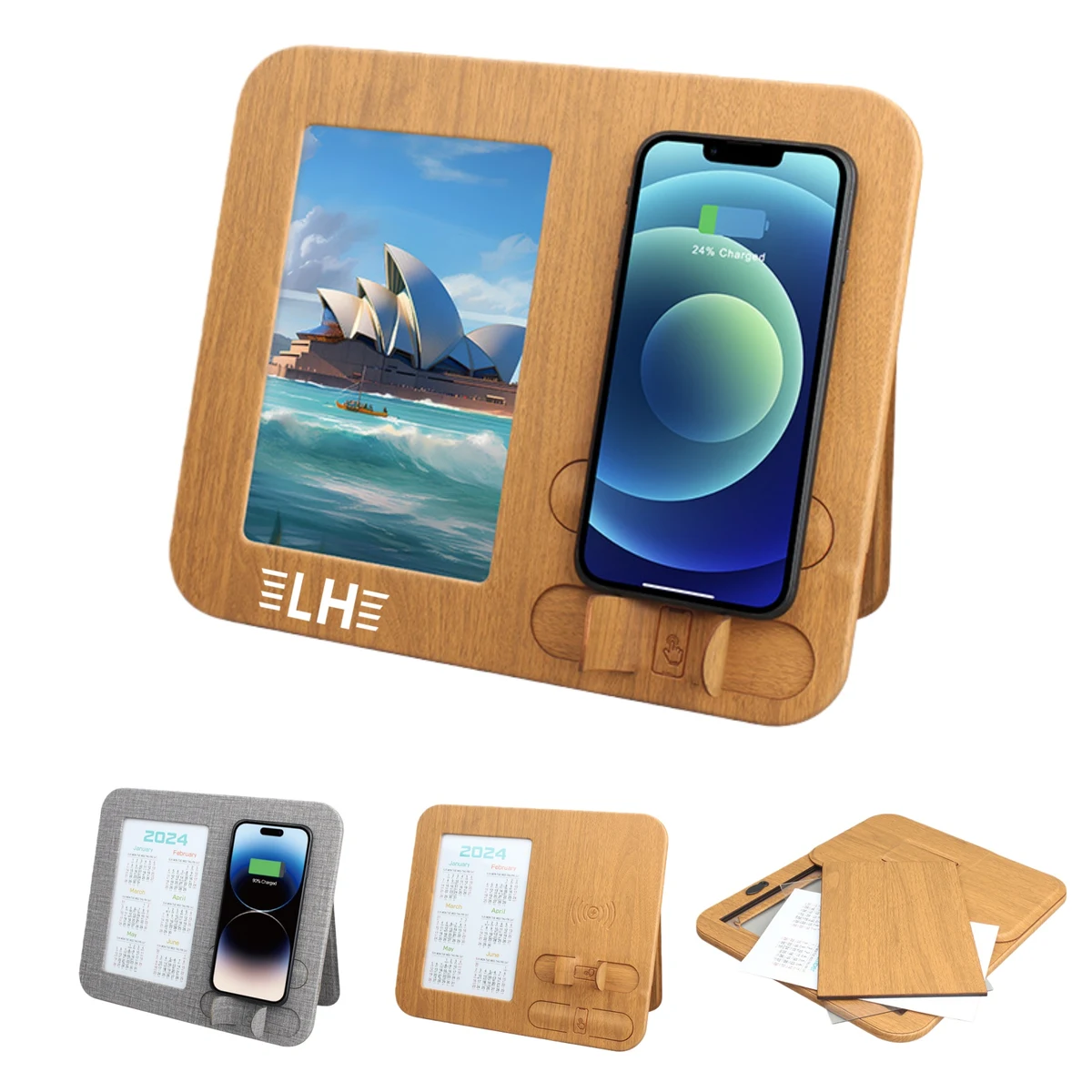 Wireless Charger w/ Picture Frame Charging Station 1