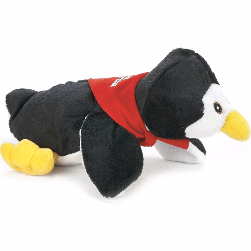 So Soft 8" Laying Beanie Animal- Penguin