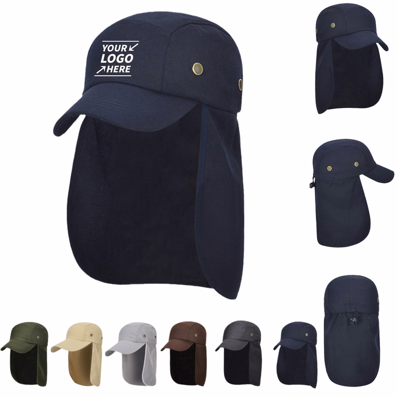 Outdoor Sun Protection Fishing Cap W/ Neck Flap