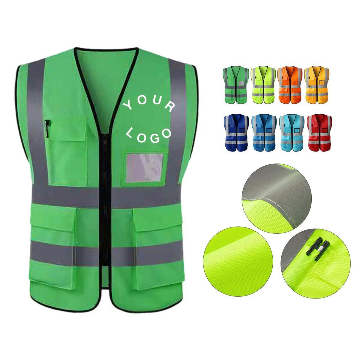 Breathable Polyester Safety Vest for Outdoor Use 1