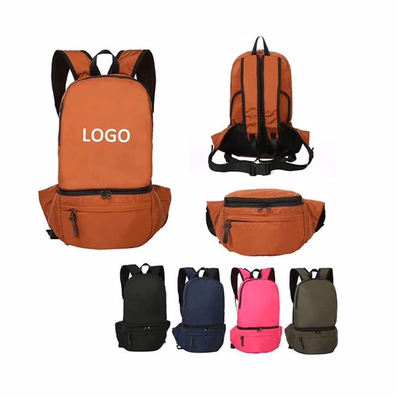 Foldable Backpack Waist Bag