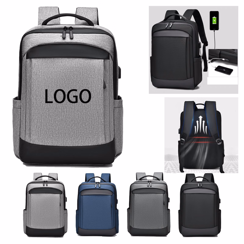 Secure and Water-resistant USB-Enabled Business Laptop Bag