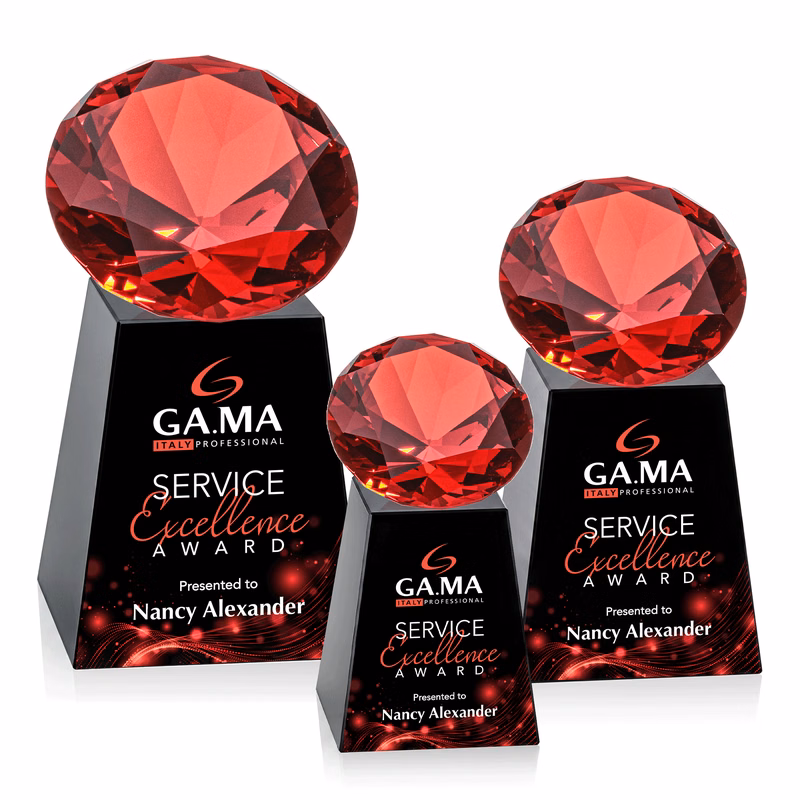 Celestina VividPrint™ Award - Black/Ruby
