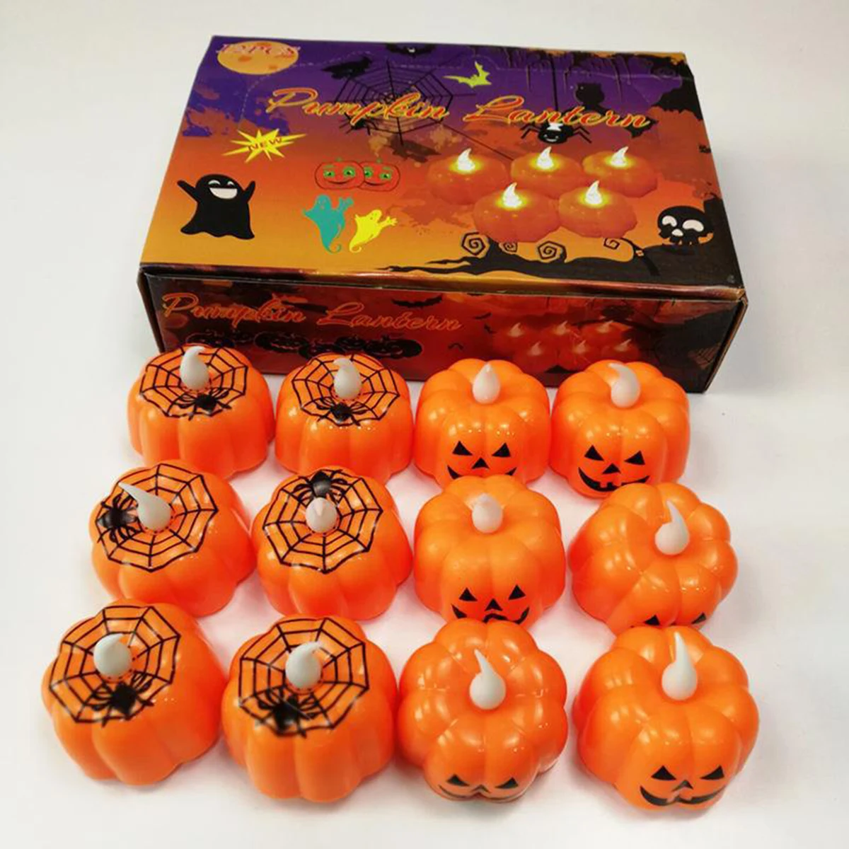 Plastic Halloween Led Pumpkin Lights 1