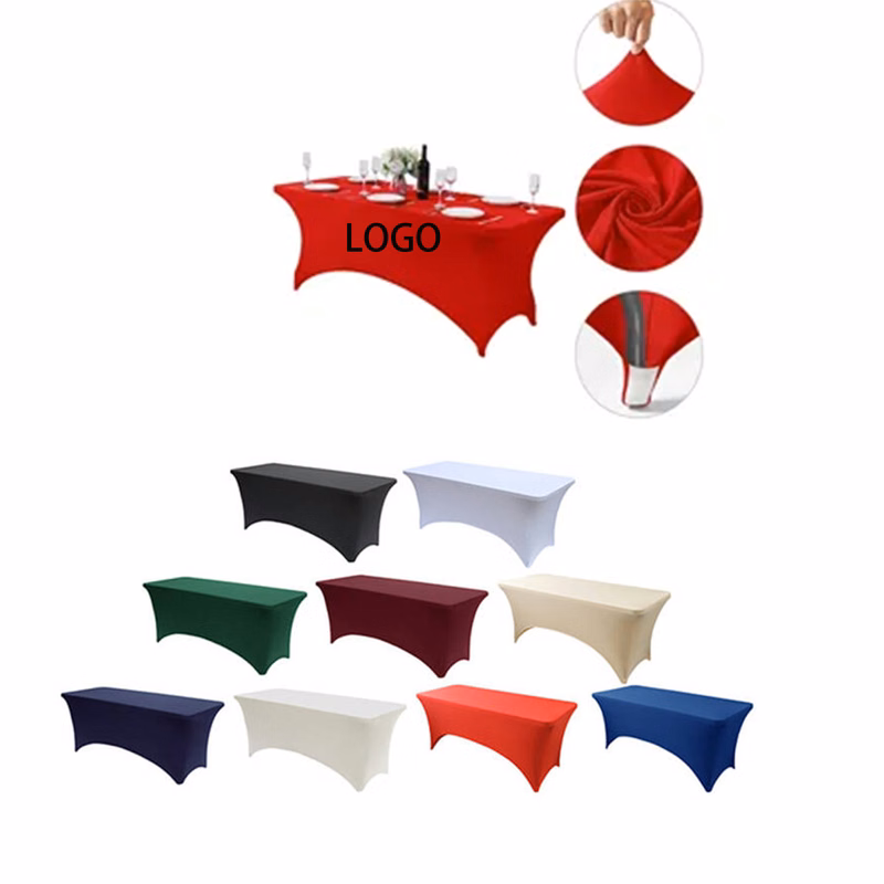 6FT Polyester Tablecloth Stretch