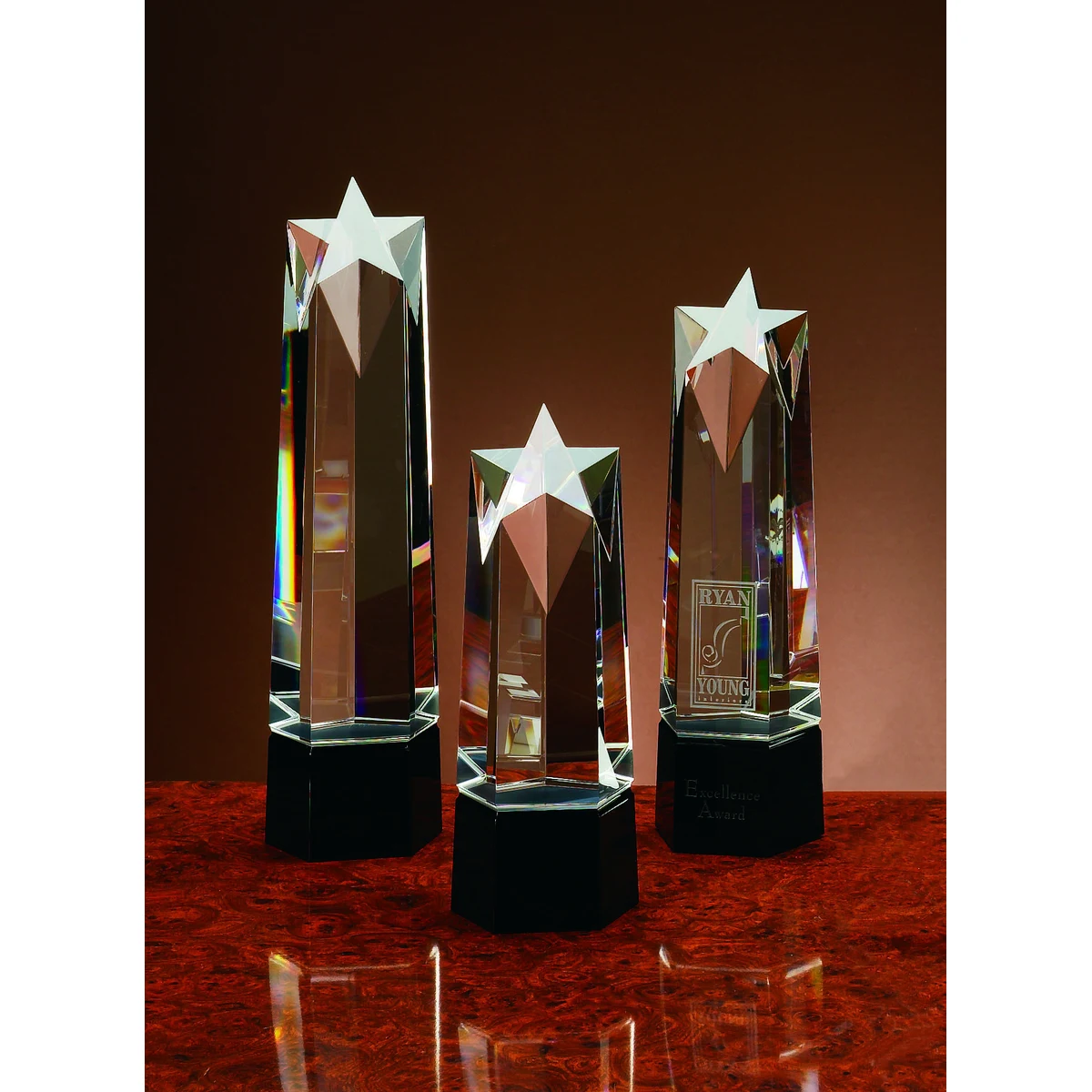 12" Jet Crystal Ultra Star Award 1