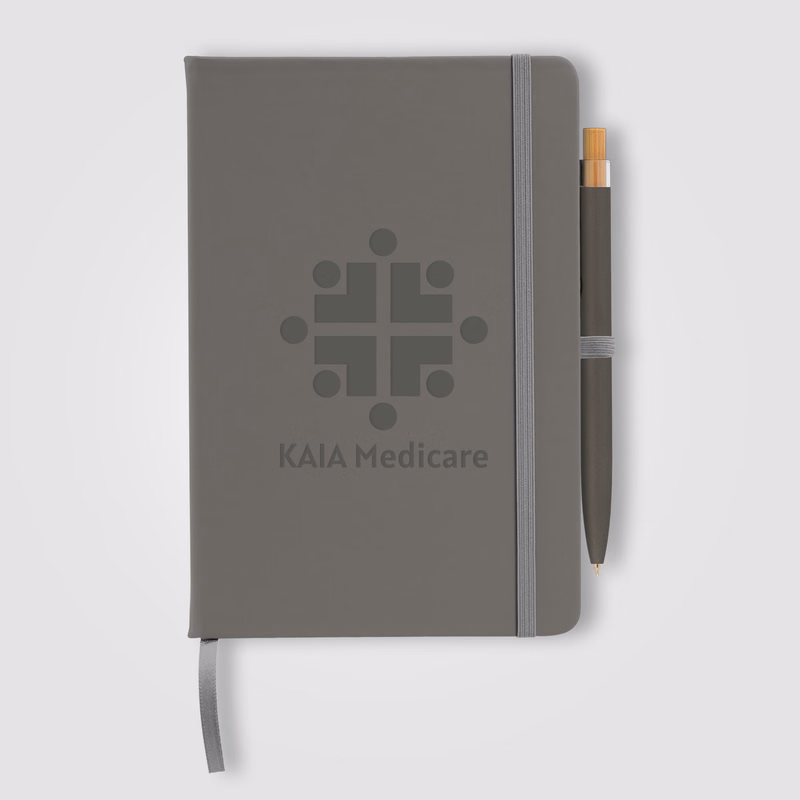 Wilde Recycled Hard Cover Journal & Pen Set - A5 5.5" x 8.3"