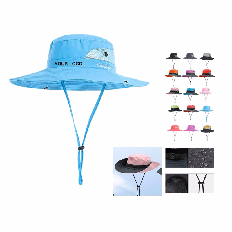 Durable Polyester Sun Hat with 22 Inch Head Circumference
