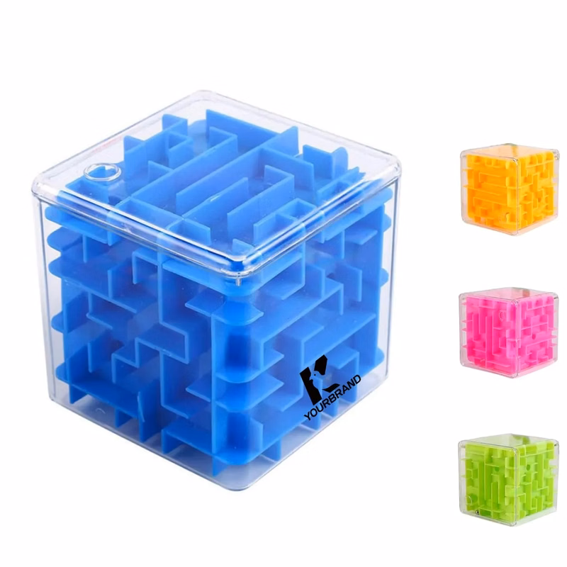 Stock Stress Reliever Toy 3D Rolling Ball Six Sided Maze