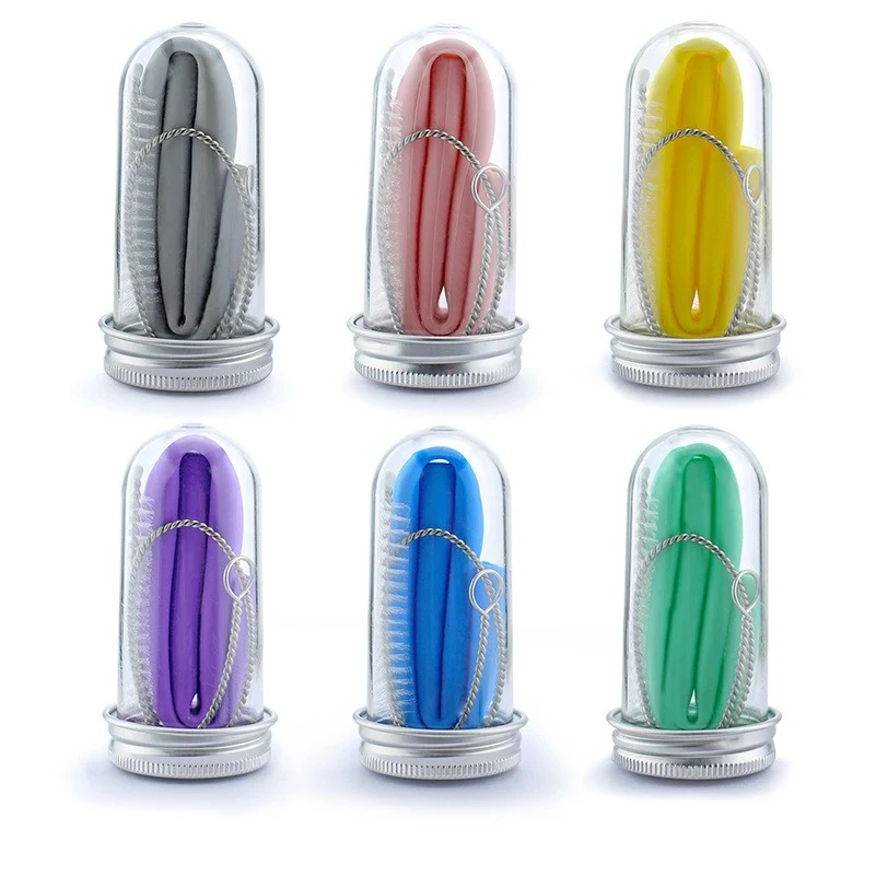 Collapsible Silicone Straw Set 1