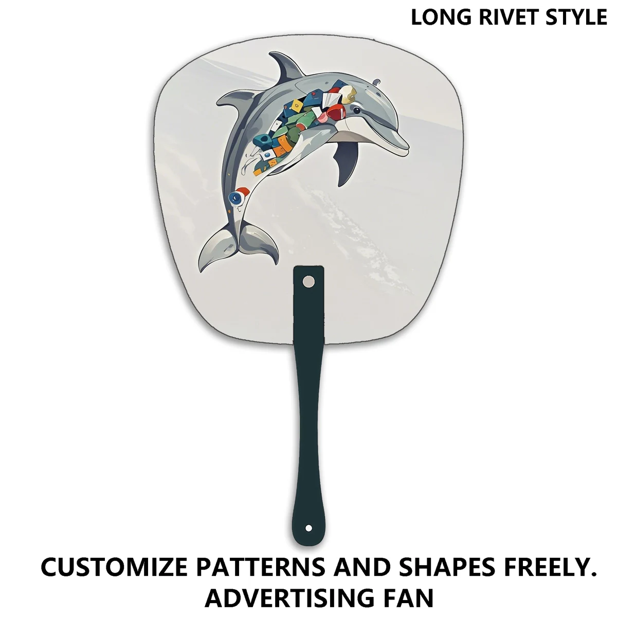 Customizable Promotional Plastic Fan - Perfect for Logo/Image Ads 1